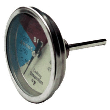 Old Smokey Round Dial Grill Thermometer - 3-in Stainless Steel